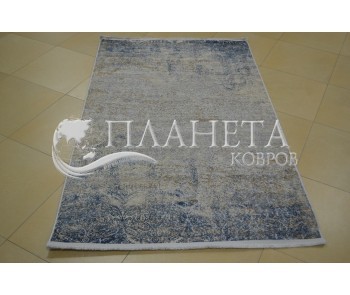 Акриловый ковер La cassa 6525A d.blue-cream - высокое качество по лучшей цене в Украине